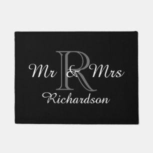 Paillasson PORTE CHIC MAT_ " M. et Mme" _NAME/MONOGRAM