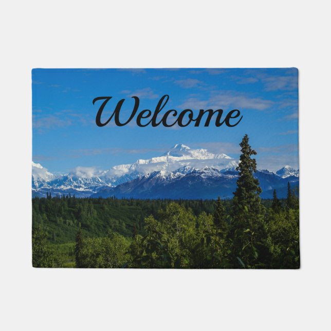 Paillasson Porte d'accueil du Mont McKinley en Alaska (Devant)