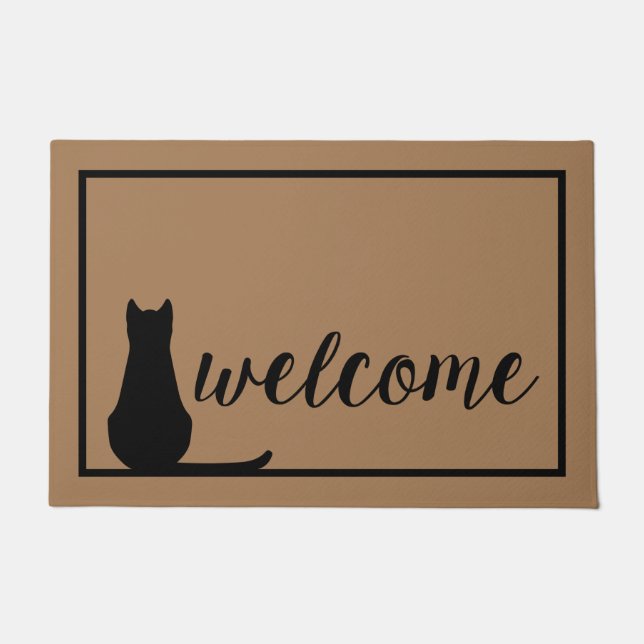 Paillasson Porte de bienvenue du chat (Devant)