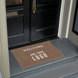 Paillasson Porte de bienvenue du logo de votre entreprise