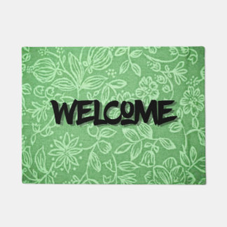 Paillasson Porte de bienvenue verte