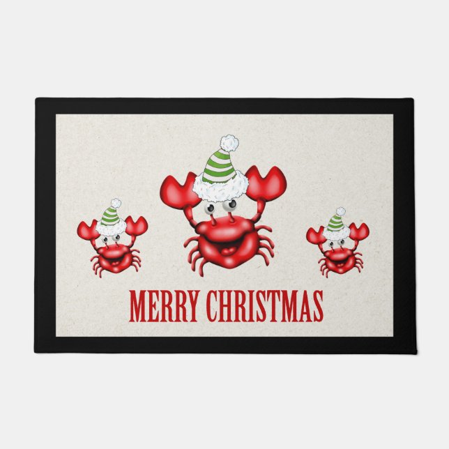 Paillasson Porte de crabe de Noël (Devant)