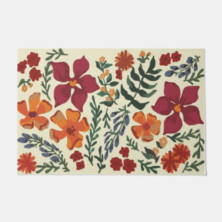Paillasson Porte de fleurs, mignonne mât d'accueil de fleurs