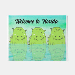 Paillasson Porte de Floride avec Alligators