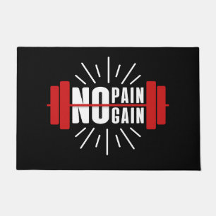 Paillasson Porte de gym Mat Pas de douleur Pas de gain