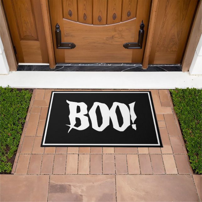 Paillasson Porte de la boîte d'Halloween (De plein air)