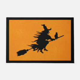 Paillasson Porte de l'Halloween sorcière