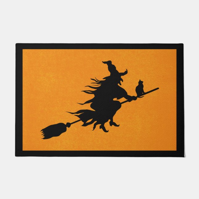 Paillasson Porte de l'Halloween sorcière (Devant)