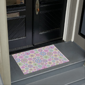 Paillasson Porte de papillon floral