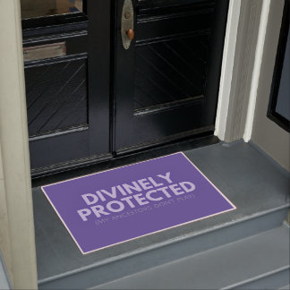 Paillasson Porte Divinitement Protégée