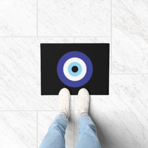 Paillasson Porte Evil Eye Blue Mati pour la protection et la