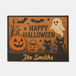 Paillasson Porte HALLOWEEN PERSONNALISÉE - Intérieur/Extérieu