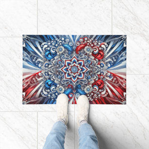 Paillasson Porte Mat avec design de couleurs françaises