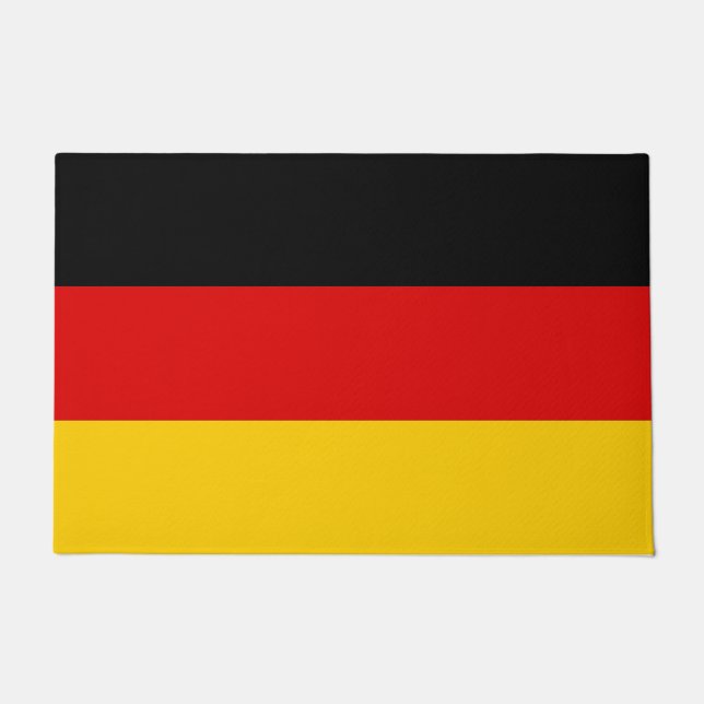 Paillasson Porte Mat avec Drapeau d'Allemagne (Devant)