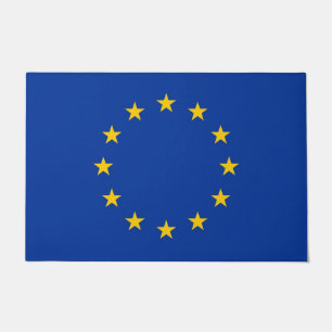 Paillasson Porte Mat avec Drapeau de l'Union Européenne