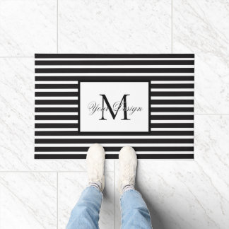 Paillasson Porte monochrome personnalisée