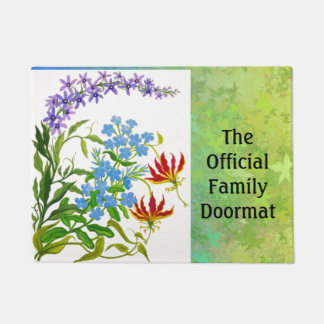 Paillasson Porte officielle de la famille florale