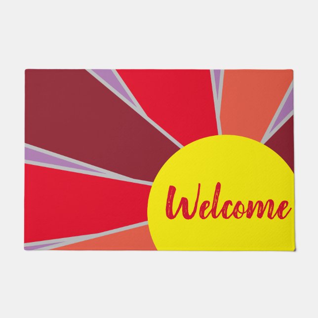 Paillasson Porte - Welcome Sunshine (Devant)
