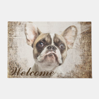 Paillasson Portrait de cru de bouledogue français