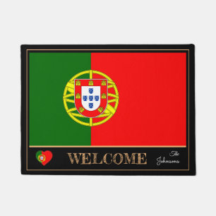 Paillasson Portugal & Portugal Pavillon /Sports Bienvenue