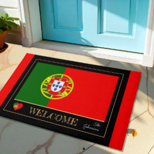 Paillasson Portugal & Portugal Pavillon / sports Bienvenue