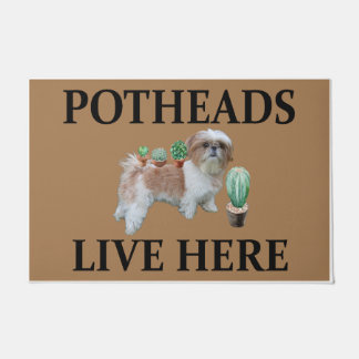 Paillasson Potheures Vivent Ici, Amateur De Cadeaux De Chiens