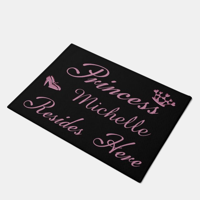 Paillasson Princesse Your Name Resides Here (Incliné)