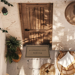 Paillasson Probablement hors Randonnée drôle Personnalisé Bro