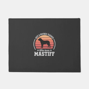 Paillasson Professeur de physique Mastiff amateur de chiens