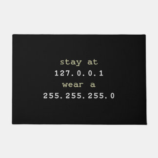 Paillasson Programmation amusante pour coder - mat noir