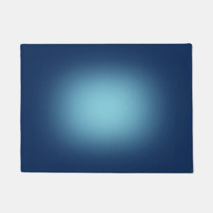 Paillasson Projecteur blanc sur fond bleu
