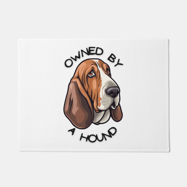 Paillasson Propriété de quelqu'un Basset Hound (Devant)