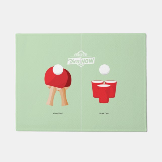 Paillasson Puis et maintenant : Ping-pong (Devant)