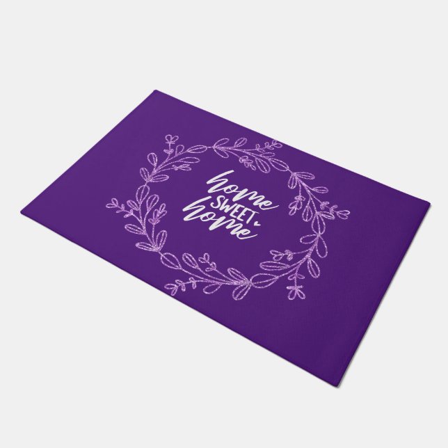 Paillasson Purple Home Sweet Home (Incliné)