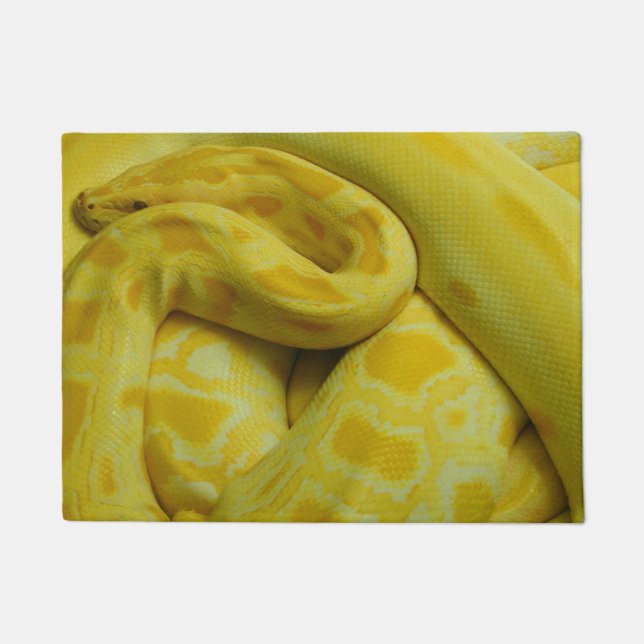 Paillasson Python birman jaune (Devant)