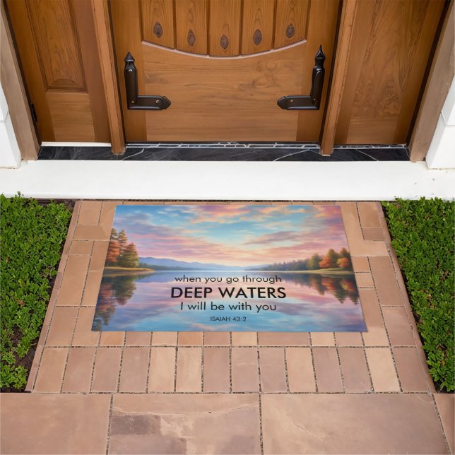 Paillasson Quand Vous Traversez La Porte Des Eaux Profondes (De plein air)