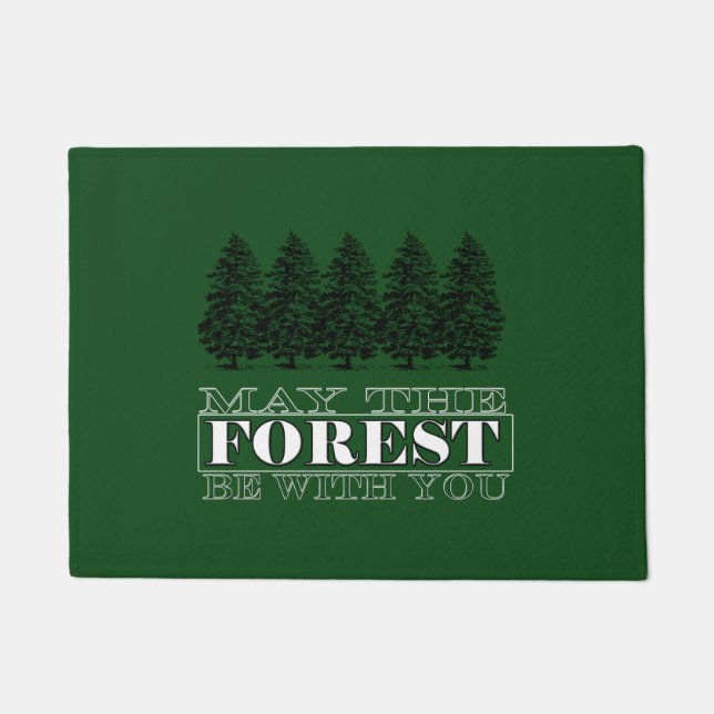 Paillasson Que la forêt soit avec toi (Devant)
