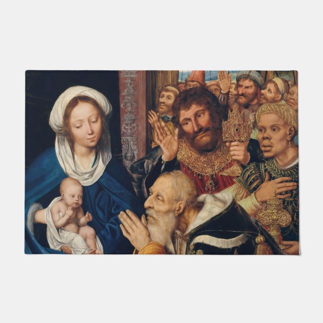 Paillasson Quentin Matsys - L'Adoration du Magi (Devant)