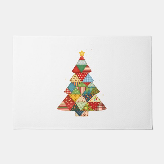 Paillasson Quilt Christmas Tree Festive Quilt Lovers  (Devant)