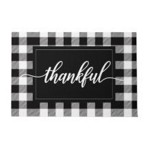 Quote de buffle noir et blanc plaid