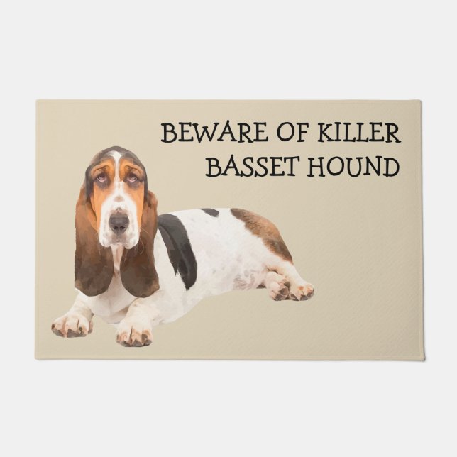 Paillasson Race de Chien de Hound Basset (Devant)