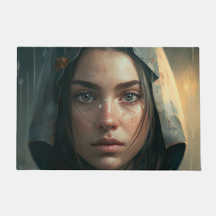 Paillasson Rain hood girl