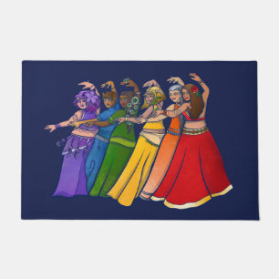 Paillasson Rainbow Belly Dancer Art Belly Dance Troupe