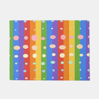 PAILLASSON RAINBOW DOT STRIPES