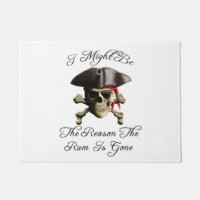 Raisonnent le rhum est crâne allé de pirate