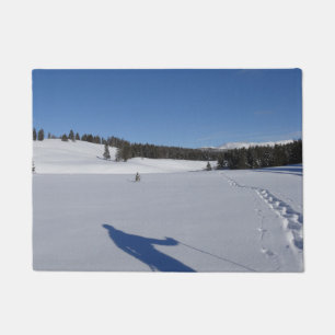 Paillasson Randonnée à neige dans le parc national Yellowston
