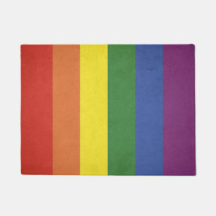 Paillasson Rayures d'arc-en-ciel