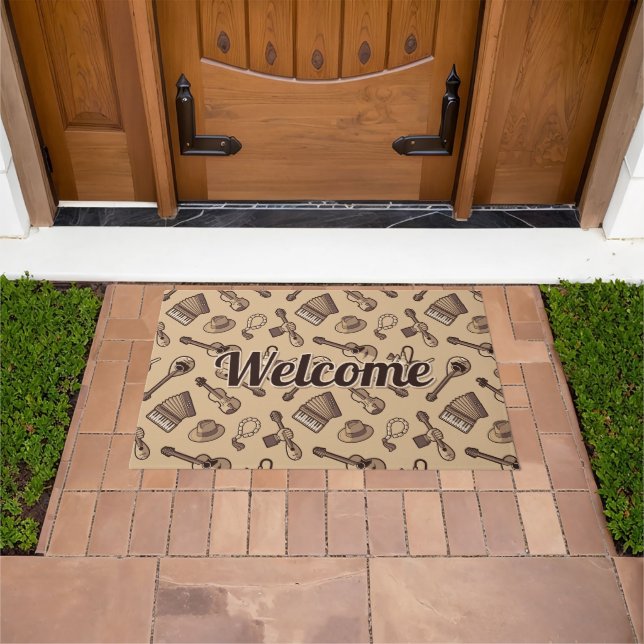 Paillasson Rebetiko Motif Doormat (De plein air)