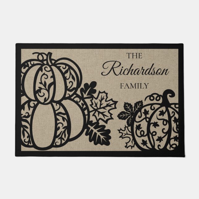 Paillasson Récolte Citrouille de défilement (Devant)