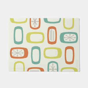 Paillasson Rectangles arrondies MCM du milieu du siècle